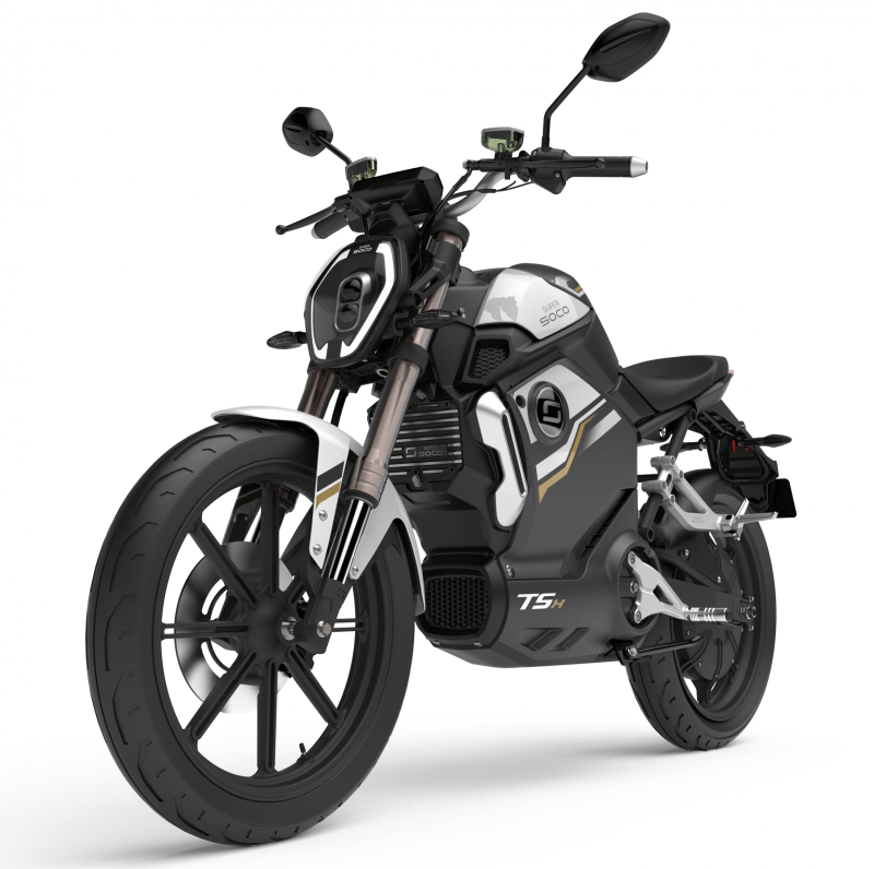 Электромотоцикл WHITE SIBERIA SUPER SOCO TSX Электромотоцикл WHITE SIBERIA SUPER SOCO TSX